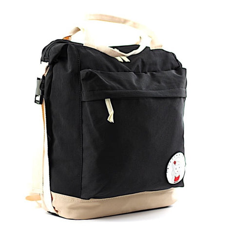 Black bag / backpack with Cristina Girl logo