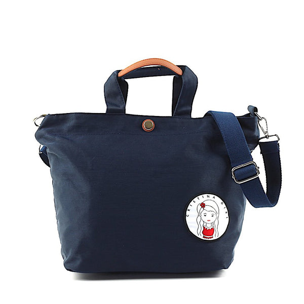 Navy colour grab bag