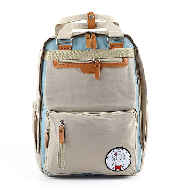 Beige backpack