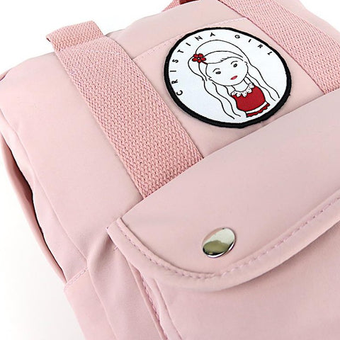 Mini Backpack in Waterproof Nylon in Summer Colours