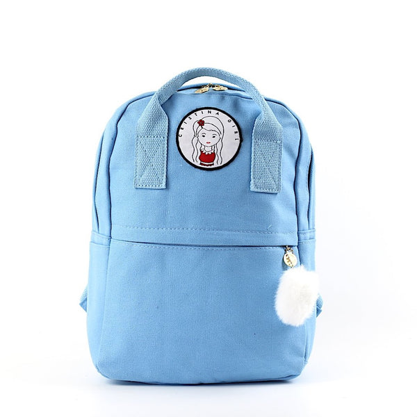 Light Blue womens backpack