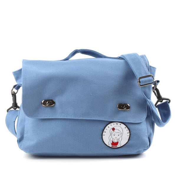 Jeans Blue colour messenger bag for women