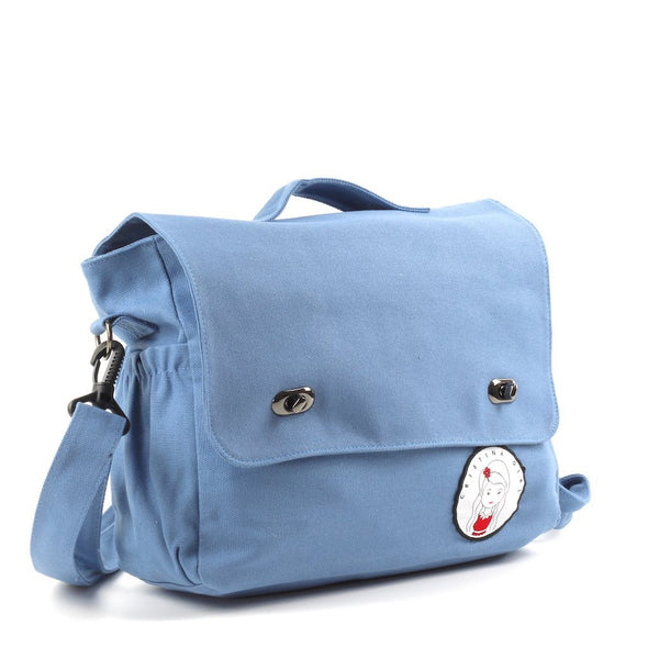 Jeans Blue colour messenger bag for women