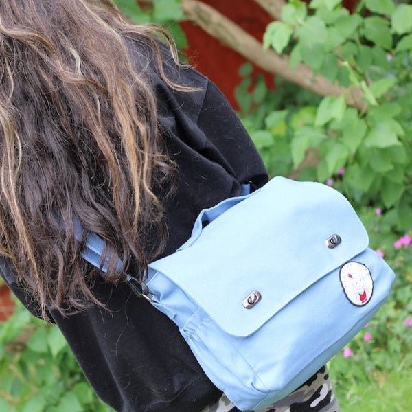 Jeans Blue colour messenger bag for women