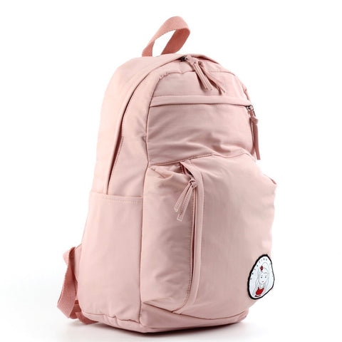 Pink colour backpack for women