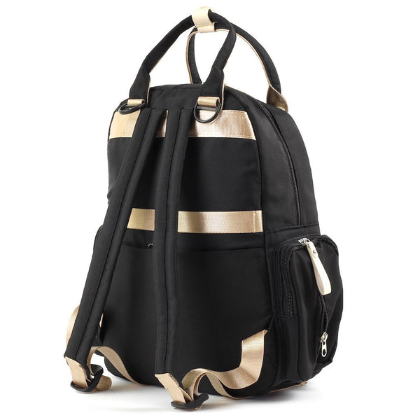 Black backpack for women