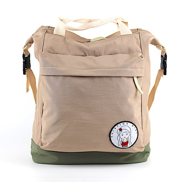 Khaki backpack